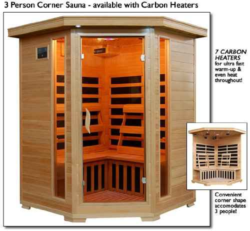 3 Person Sauna Heat Wave